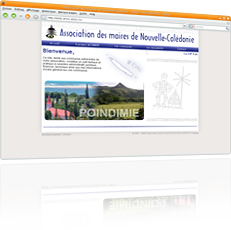 Screenshot site amnc.asso.nc